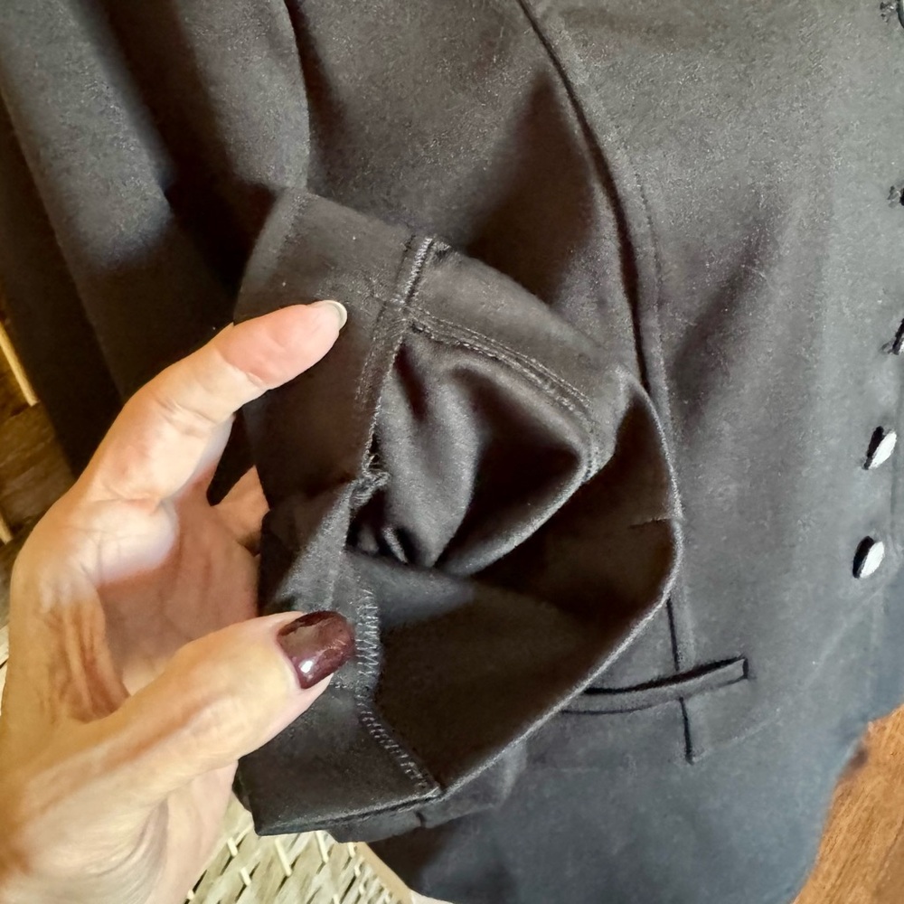 NWOT black Nic+Zoe military style jacket XXL - Picture 4 of 14